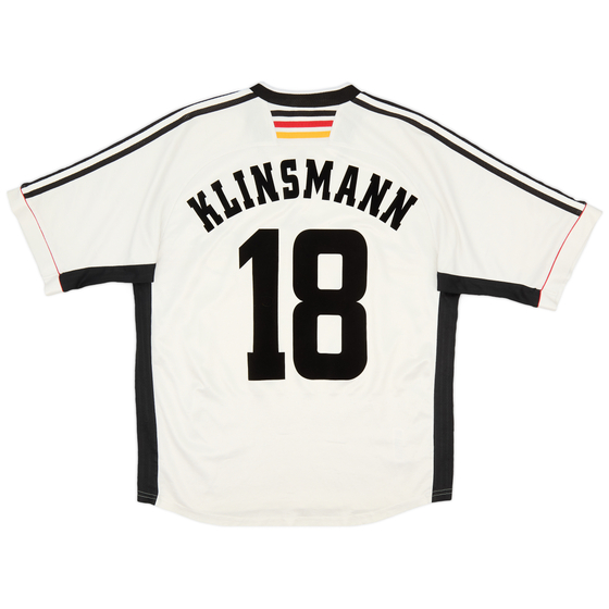 1998-00 Germany Home Shirt Klinsmann #18 - 5/10 - (L)