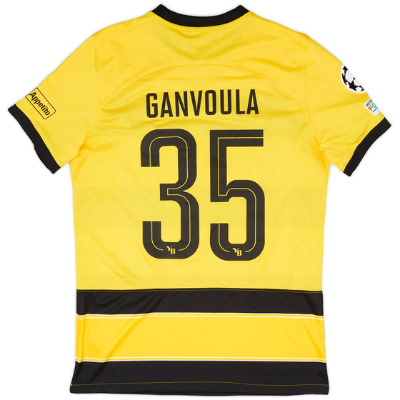 2023-24 Young Boys Match Issue Champions League Home Shirt Ganvoula #35