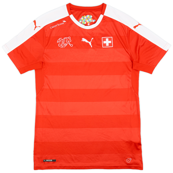 2016-17 Switzerland Home Shirt - 9/10 - (M)