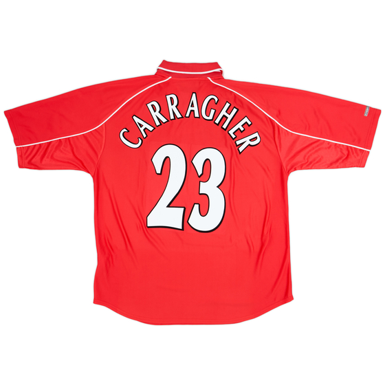 2000-02 Liverpool Home Shirt Carragher #23 - 8/10 - (L)
