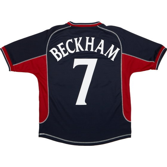 2000-01 Manchester United Third Shirt Beckham #7 - 8/10 - (Y)