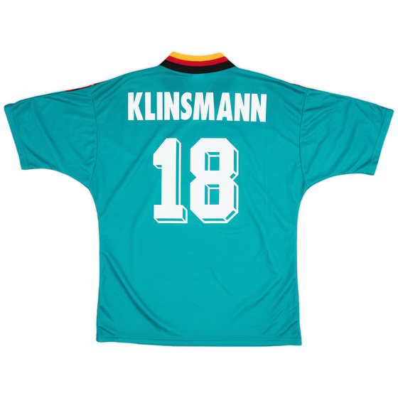 1994-96 Germany Away Shirt Klinsmann #18 - 9/10 - (L)