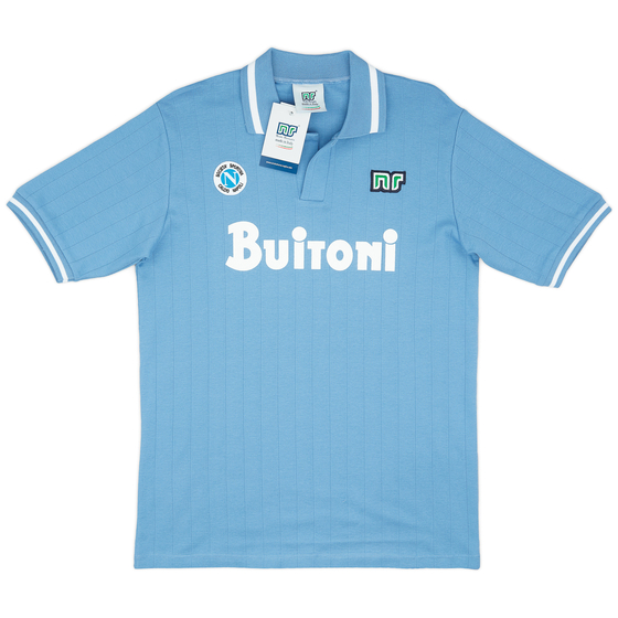 1985-86 Napoli NR-Reissue Home Shirt #10 (Maradona)