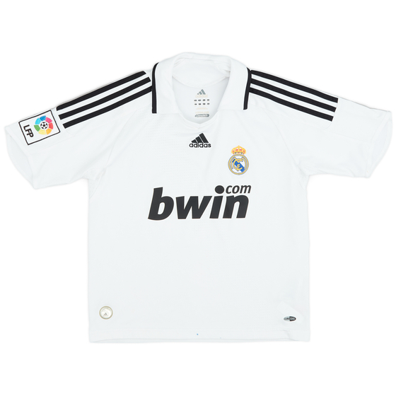 2008-09 Real Madrid Home Shirt - 6/10 - (S.Boys)