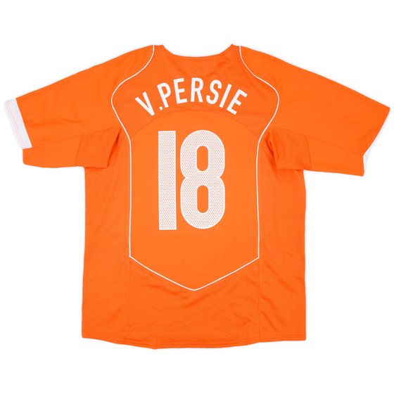 2004-06 Netherlands Home Shirt v.Persie #18 - 8/10 - (L)
