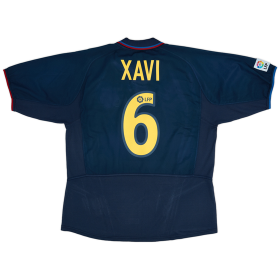 2002-03 Barcelona Away Shirt Xavi #6 - 5/10 - (XL)