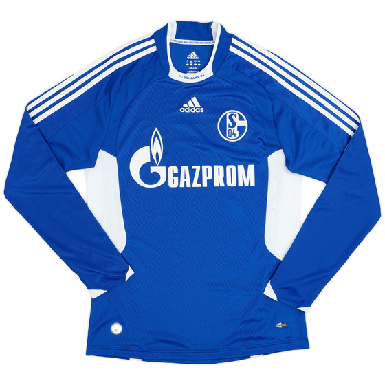 2008-10 Schalke Home L/S Shirt - 9/10 - (S)