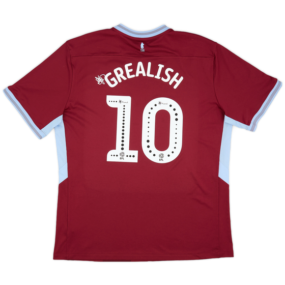 2018-19 Aston Villa Home Shirt Grealish #10 - 8/10 - (XXL)