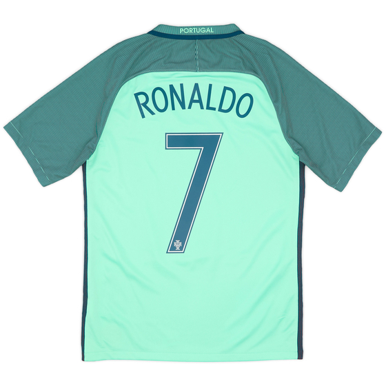 2016-18 Portugal Away Shirt Ronaldo #7 - 8/10 - (L)