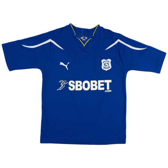 2010-11 Cardiff Home Shirt - 8/10 - (L)