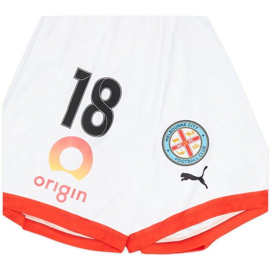 2021-22 Melbourne City Player Issue Third Shorts # - 3/10