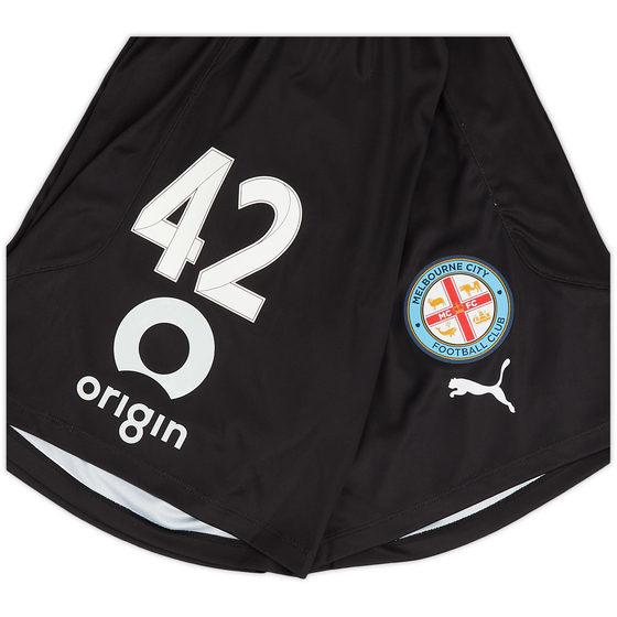 2021-22 Melbourne City Match Issue GK Shorts # - 3/10