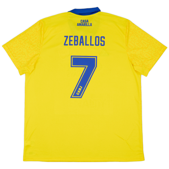 2022 Boca Juniors Third Shirt Zeballos #7 (XXL)