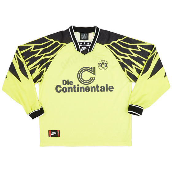 1994-95 Borussia Dortmund Home L/S Shirt - 7/10 - (XL)
