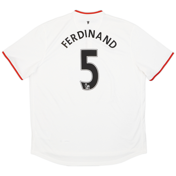 2012-14 Manchester United Away Shirt Ferdinand #5 - 8/10 - (XXL)