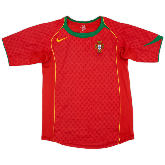 2004-06 Portugal Home Shirt - 8/10 - (L.Boys)