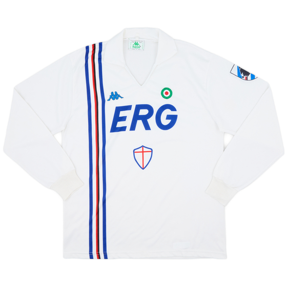 1988-90 Sampdoria Away L/S Shirt - 8/10 - (L)