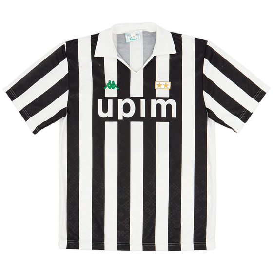 1991-92 Juventus Home Shirt - 9/10 - (XL)