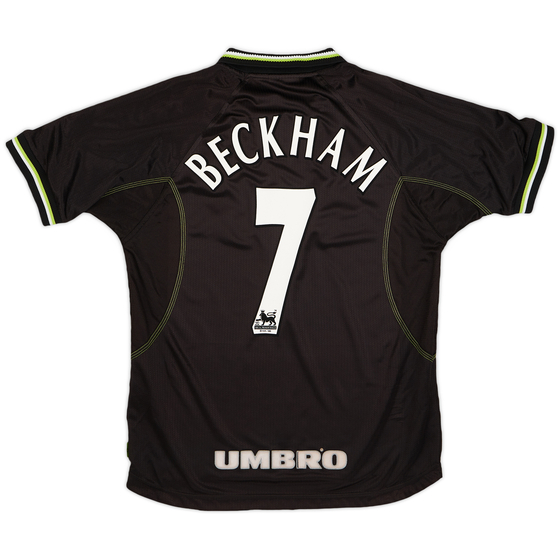 1998-99 Manchester United Third Shirt Beckham #7 - 9/10 - (M)