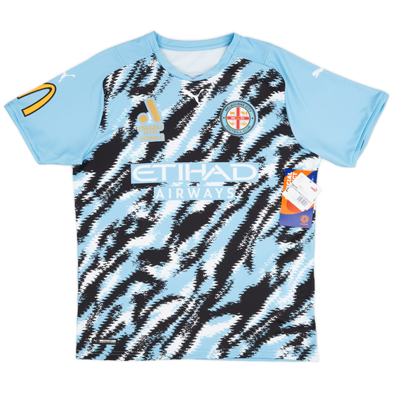 2021-22 Melbourne City Player Issue Pre-Match Shirt (S)
