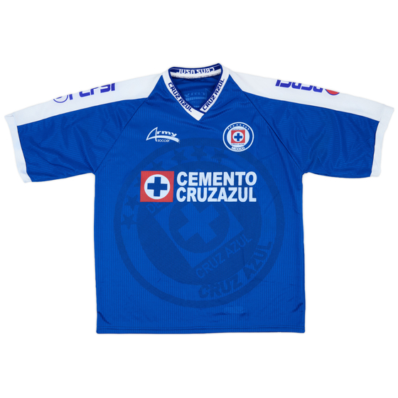 2000s Cruz Azul Army Soccer Fan Shirt - 9/10 - (XL)