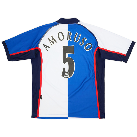 2003-04 Blackburn Rovers Home Shirt Amoruso #5 - 6/10 - (M)