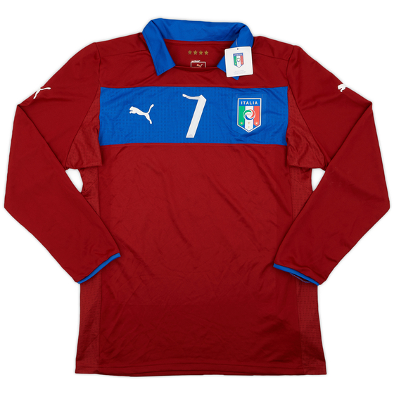 2012-13 Italy Authentic GK Shirt #7 (XL)