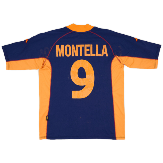 2001-02 Roma Third Shirt Montella #9 - 4/10 - (XXL)