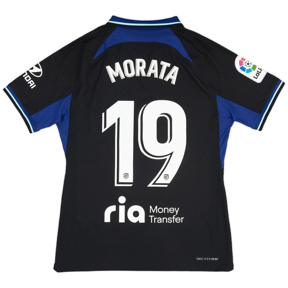 2022-23 Atletico Madrid Match Issue Away Shirt Morata #19