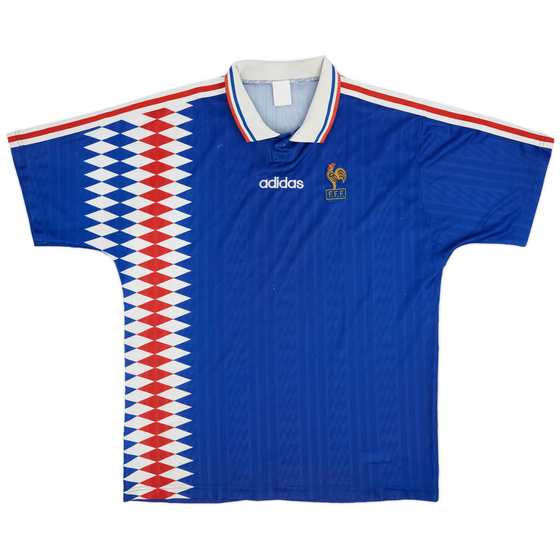 1994-96 France Home Shirt - 7/10 - (XL)