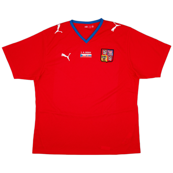2008-09 Czech Republic '1.4.2009' Home Shirt - 9/10 - (XL)