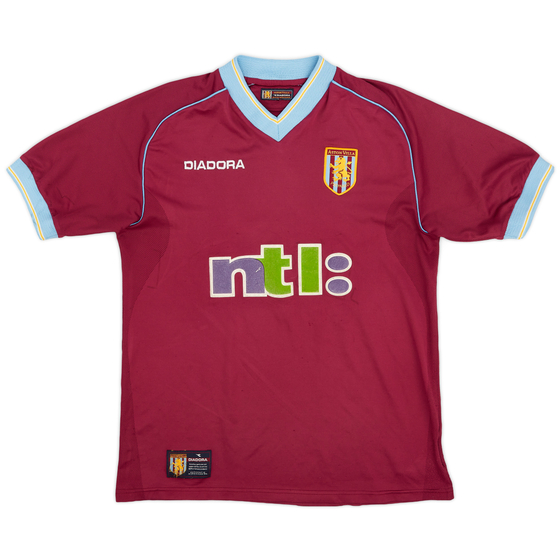 2001-02 Aston Villa Home Shirt - 8/10 - (S)