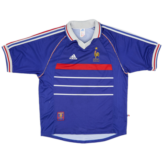 1998-00 France Home Shirt - 6/10 - (L)