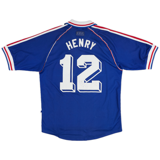 1998-00 France Home Shirt Henry #12 - 5/10 - (L)