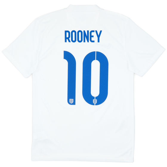2014-15 England Home Shirt Rooney #10 - 9/10 - (S)