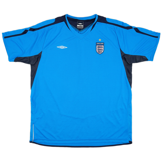 2007-08 England Umbro Training Shirt - 9/10 - (XL)