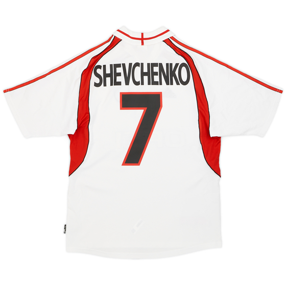 2000-02 AC Milan Away Shirt Shevchenko #7 - 8/10 - (M)