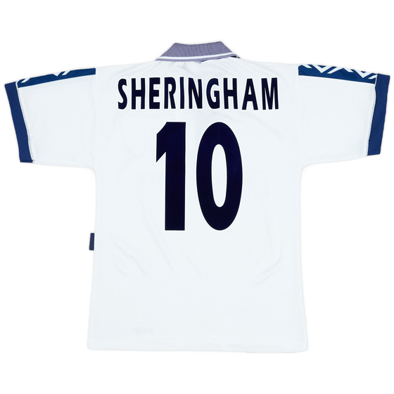 1995-97 Tottenham Home Shirt Sheringham #10 - 6/10 - (S)