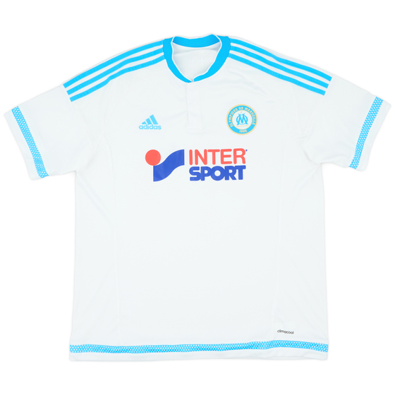 2015-16 Olympique Marseille Home Shirt - 8/10 - (XL)