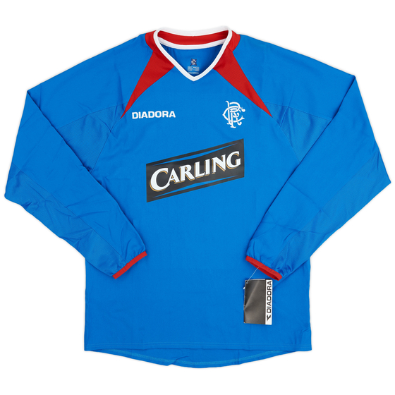 2003-05 Rangers Home L/S Shirt (S)