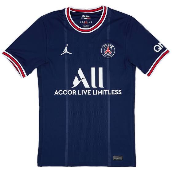 2021-22 Paris Saint-Germain Home Shirt - 8/10 - (XS)