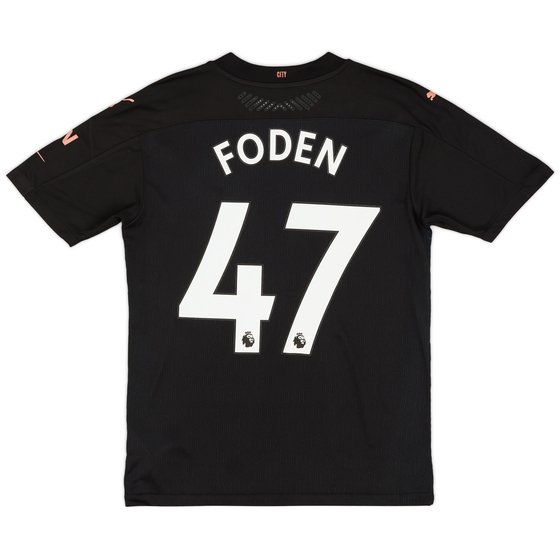 2020-21 Manchester City Player Issue Home Shirt Foden #47 (S)