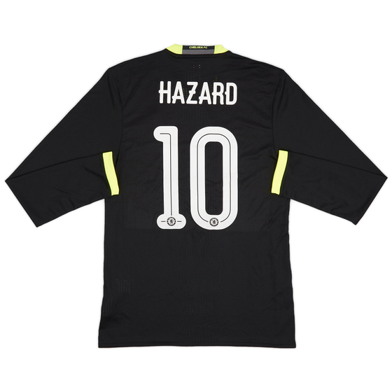 2016-17 Chelsea Match Issue EFL Cup Away L/S Shirt Hazard #10