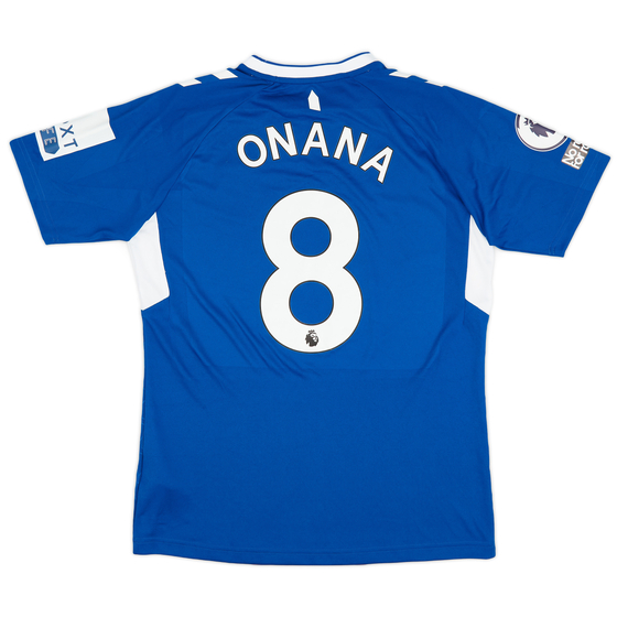 2022-23 Everton Match Issue Home Shirt Onana #8