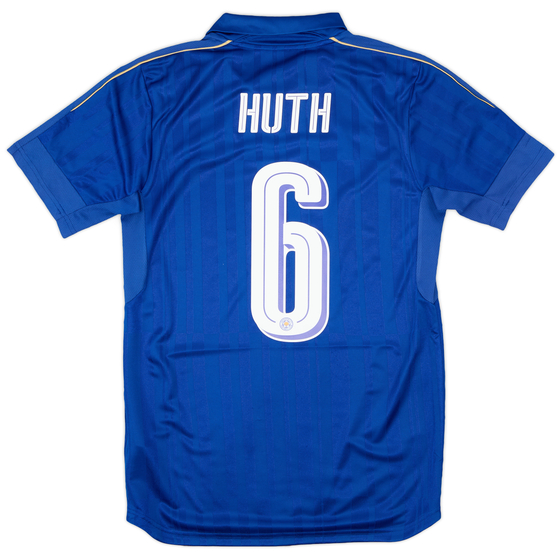 2016-17 Leicester Home Shirt Huth #6 - 8/10 - (S)