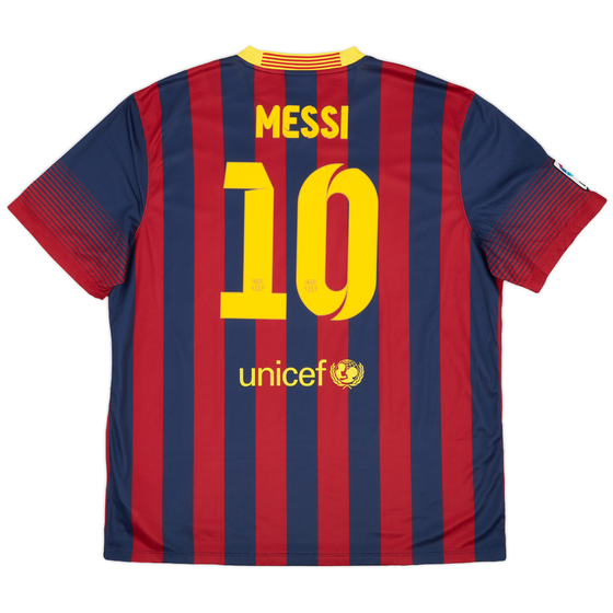 2013-14 Barcelona Home Shirt Messi #10 (XXL)