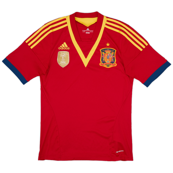 2013 Spain Confederation Cup Home Shirt - 10/10 - (S)
