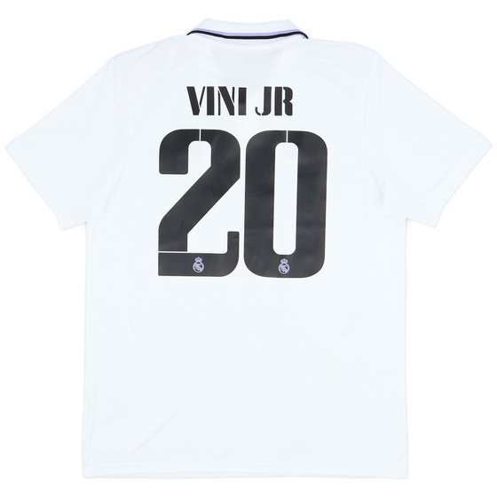 2022-23 Real Madrid Home Shirt Vini Jr. #20 (L)