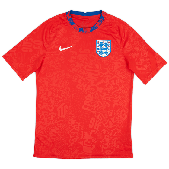 2020-21 England Nike Training Shirt - 9/10 - (M)