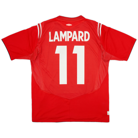 2004-06 England Away Shirt Lampard #11 - 8/10 - (L)